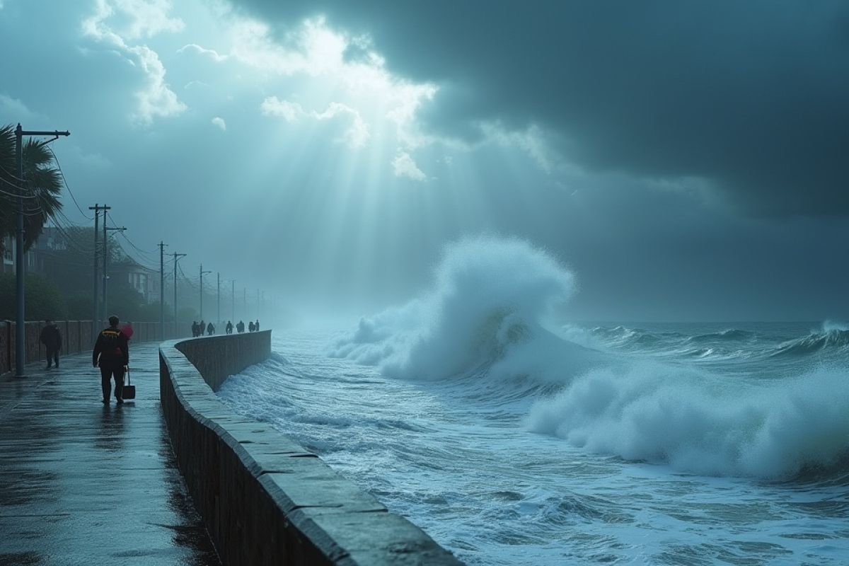 Ciclone Harry colpisce l’Italia: evacuazioni e feriti, onde alte invadono le coste