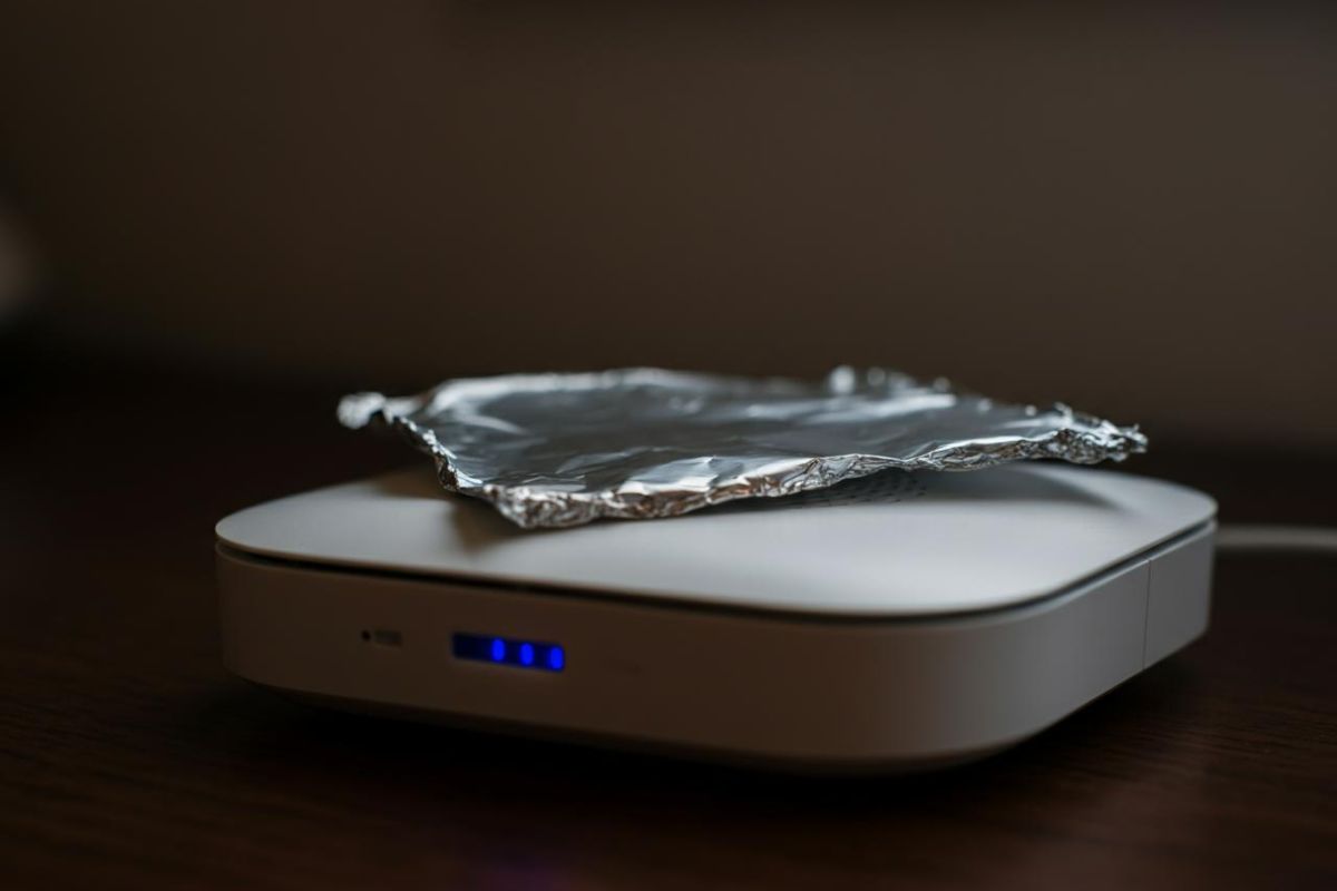 Carta stagnola router, trucco