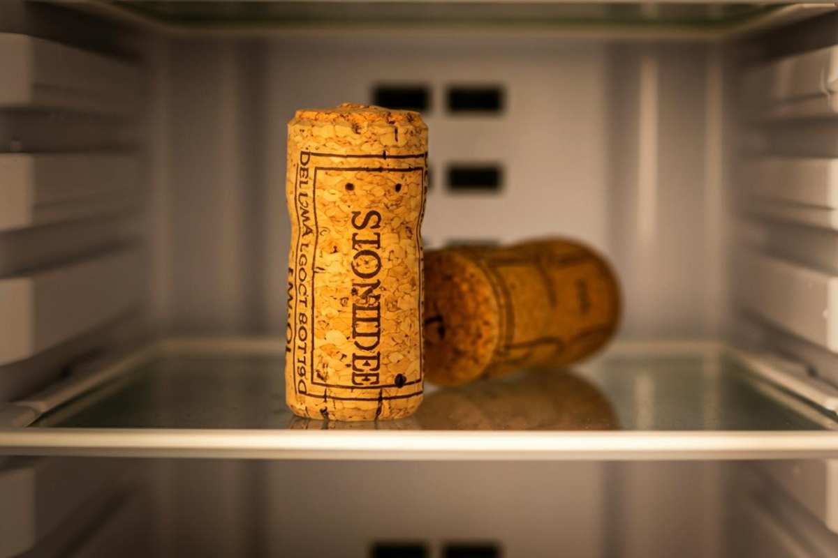 Tappi di sughero in frigo